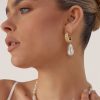 Women Billini Jewelry | Perta Earring Gold Pearl