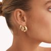 Women Billini Jewelry | Frida Gold Plated Earring Pack Gold Plated 18K